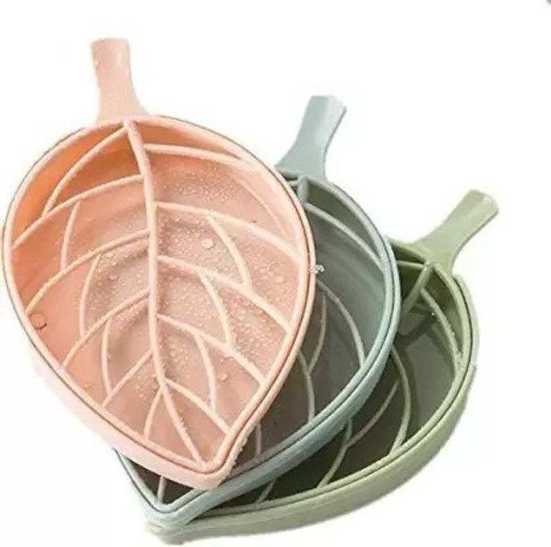 Maisie Enterprise Leaf soap dish  (Multicolor)