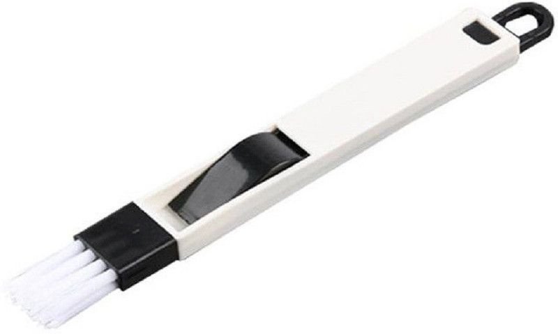 unequetrend Plastic Corners & Edges Dust Cleaning Brush with Mini Dustpan for Window Frame Plastic Dustpan  (Black)