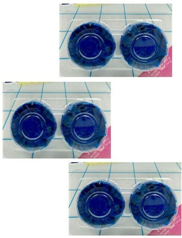 dannu Toilet Flush Cleaner Balls Blue Color Bathroom Tools Bathroom Blocks Toilet Regular Block Toilet Cleaner  (6 x 50 g)