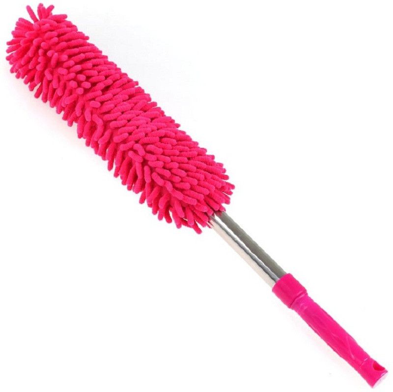 Autorepute Microfiber Cleaning Duster With Extendable Telescopic Wall Hanging Handle Dry Duster Dry Duster
