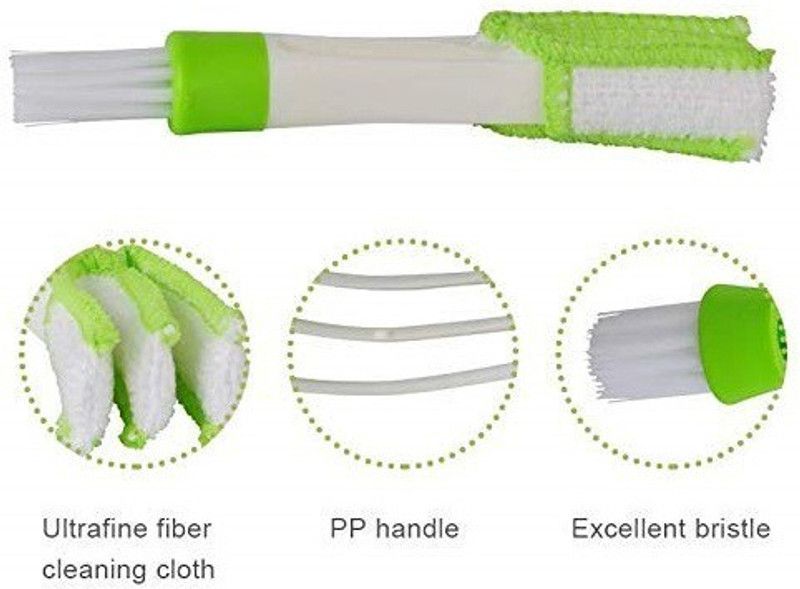 VOXXIL Microfibre, Nylon Wet and Dry Brush  (White, Green)