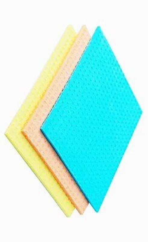PVA Sponge for Kitchen,Pack of 3 Washing Dishes Sponge Wipe Sponge Wipe Multicolor Wipes  (Multicolor)
