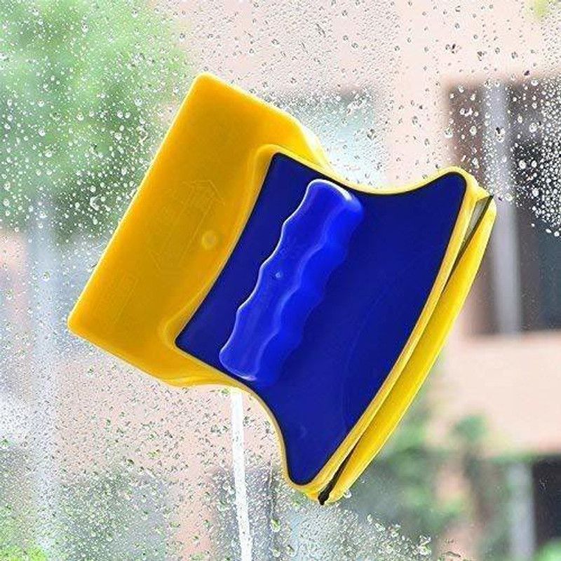 FIREFLY HUB Magnetic Window Cleaner Double-Side Glazed Two Sided Glass Cleaner Wiper with 2 Extra Cleaning Cotton Cleaner Squeegee Washing Equipment Household Cleaner Wipes  (Multicolor)