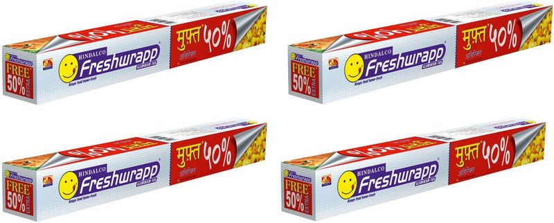 Freshwrapp Pack of 4 Aluminium Foil  (Pack of 4, 24 m)
