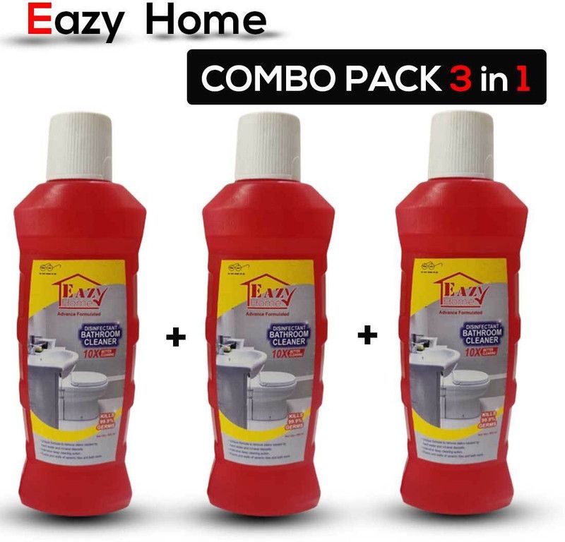 Eazy Home Combo Pack Bathroom Cleaner 3 in 1 Jasmine  (3 x 500 ml)