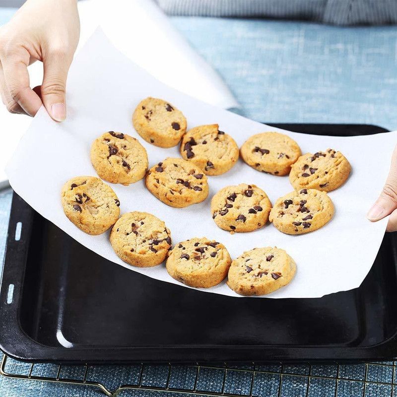 MOONBELL Oil Absorbing Sheets Cooking butter Paper-Pack of 100 Sheets Parchment Paper (100 sheets) Parchment Paper  (Pack of 100, 1 m)