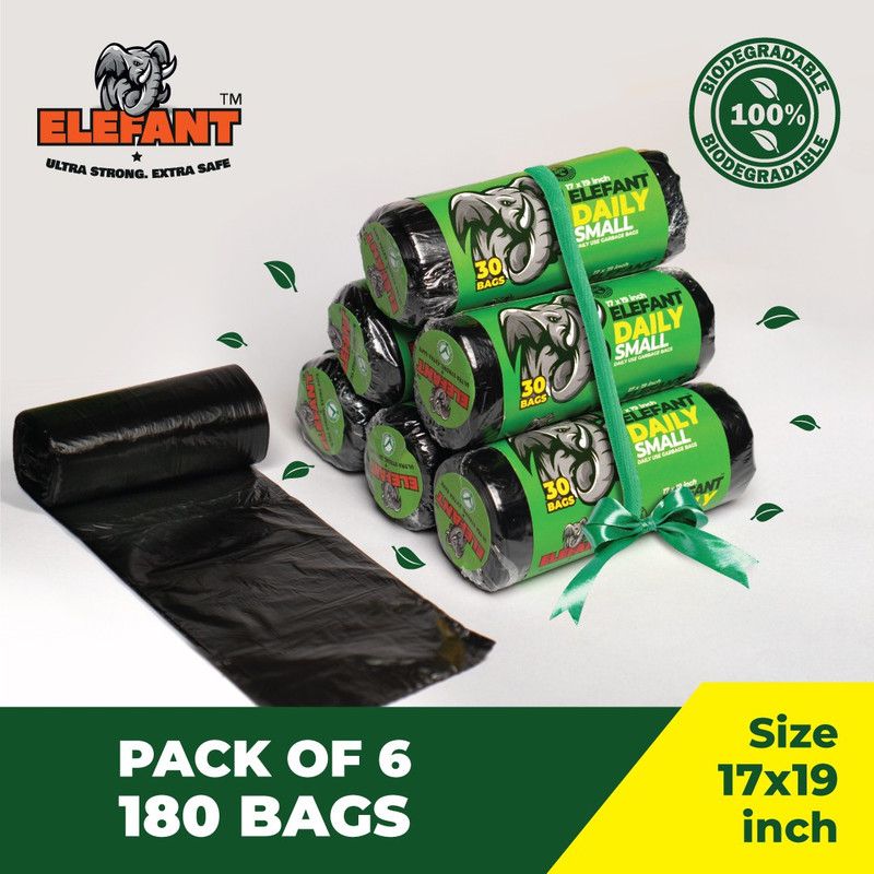 ELEFANT Daily Small 15 L Garbage Bag  (180Bag )