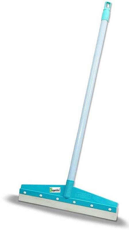capnicks Capnicks Small Size Bathroom Wiper for Multipurpose use (Handle Size 24in, Wipe 12in, 1Pc) Floor Wiper  (Green)