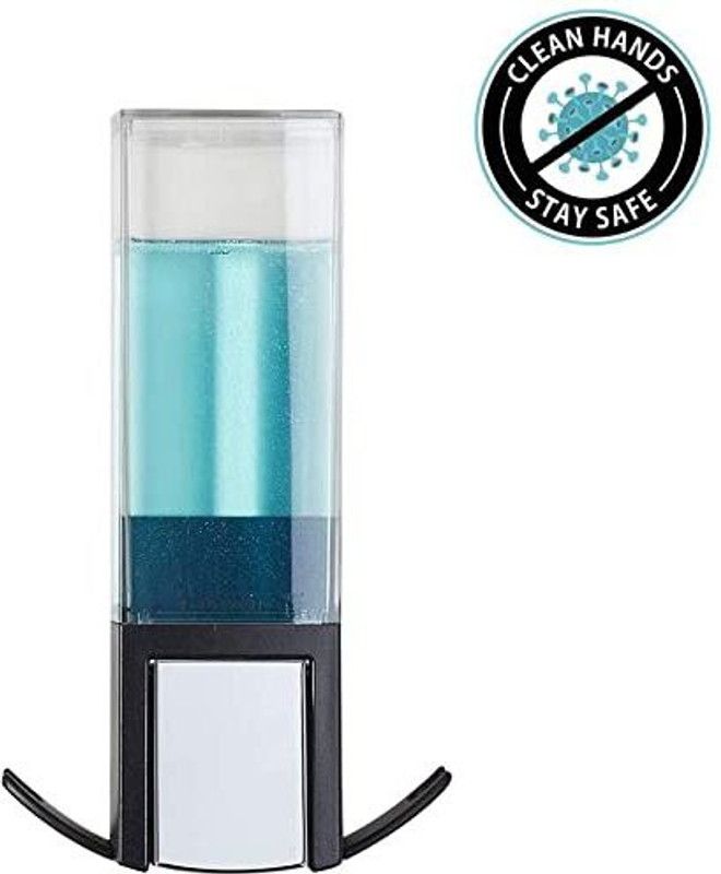 Better Living 77184 Clever Soap and Sanitizer Dispenser, Black 430 ml Soap, Shampoo, Gel, Lotion Dispenser  (White, Black)