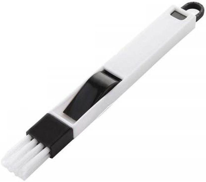 Philocaly Enterprise Corners & Edges Dust Multipurpose Use Cleaning Brush for Window Frame, Keyboard with Mini Dustpan Plastic Dry Brush Plastic Wet and Dry Brush  (White)
