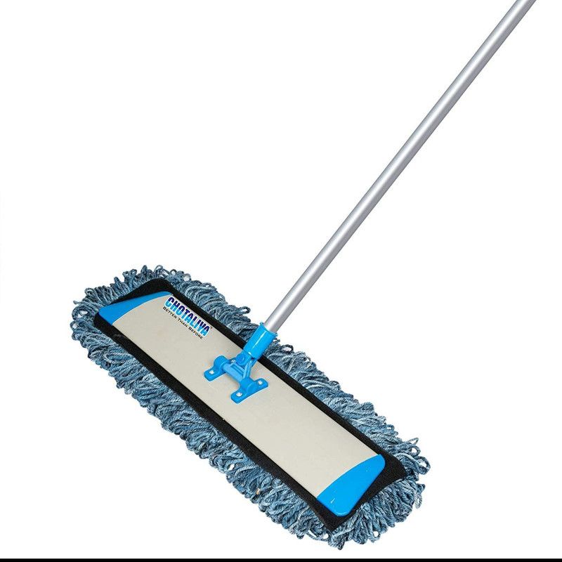CHOTALIYA Microfiber Dry Mop Set 24-inch With 1 Refill Wet & Dry Mop  (Blue)