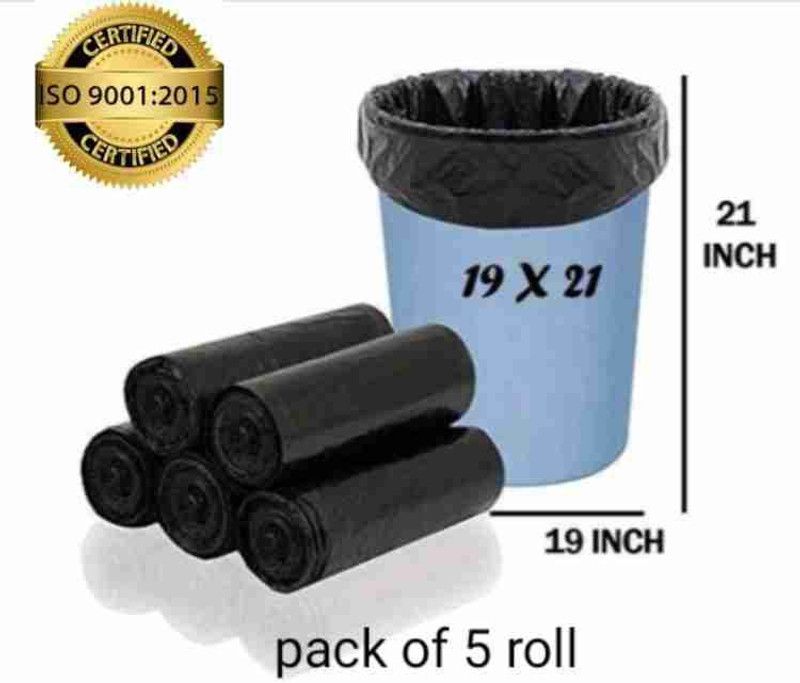 Shree ram fashion store WASTAGE BAGS 51 MICRON BIODEGRADABLE & BIOMEDICAL WASTE & ECO FREINDLY 5 Rolls Medium 13 L Garbage Bag  (150Bag )