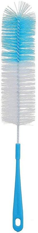Aarya Stark KindLook Nylon Long Plastic Bottle Cleaning Brush Cleaner Washer Tool Plastic Wet and Dry Brush  (White, Blue)