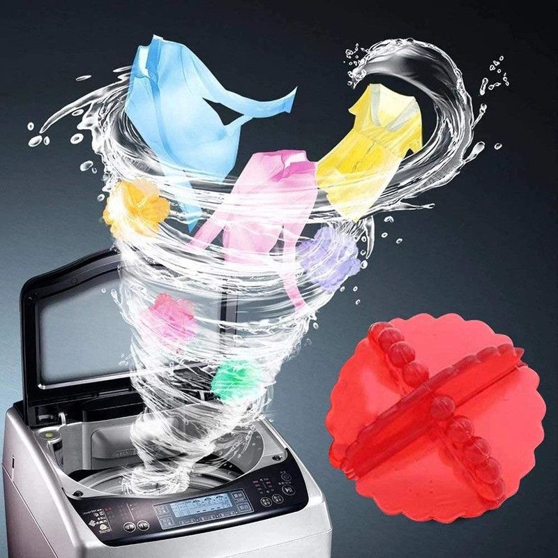gbsmart Washing Machine Ball Laundry Dryer, Wash Without Detergent -6pcs 15 x 8 x 10 cm Dishwash Bar  (6 x 16.67 g)