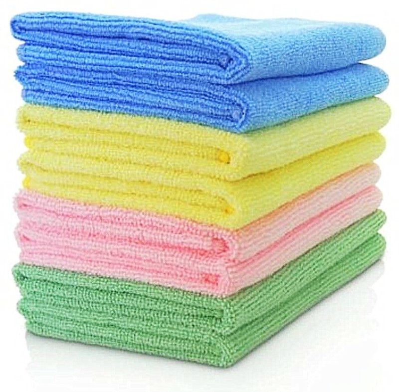 DRUPE DC-CLOTH-MIX08-CC Wet and Dry Microfibre Cleaning Cloth  (8 Units)