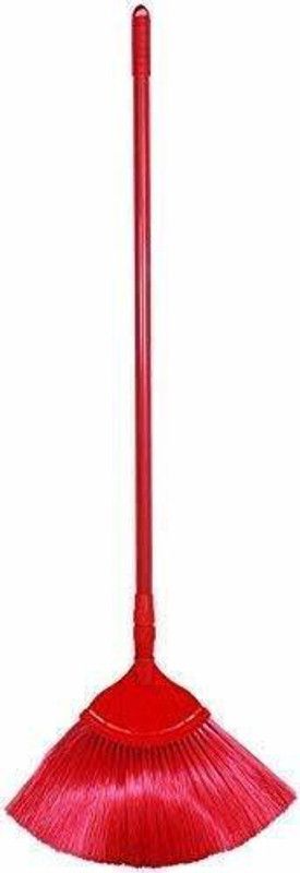 fusionfest Plastic Dry Broom  (Red)
