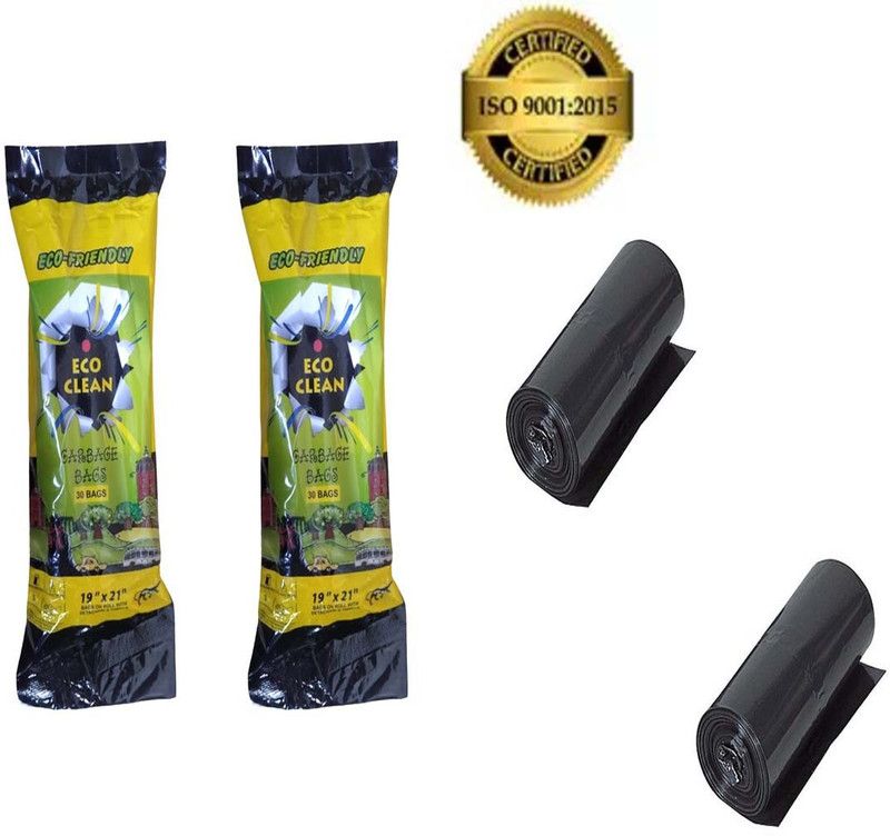 ECO CLEAN 19*21 medium Medium 2 L Garbage Bag  (60Bag )