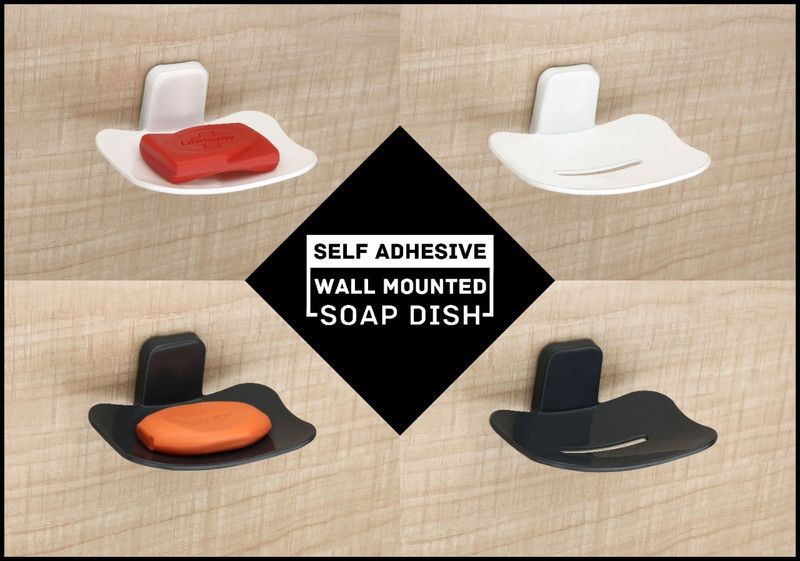 Comet Products Plastic Unbreakable For Bathroom /SOAP CASE/BATHROOM/SOAP STAND/ WALL MOUNTED  (Multicolor)