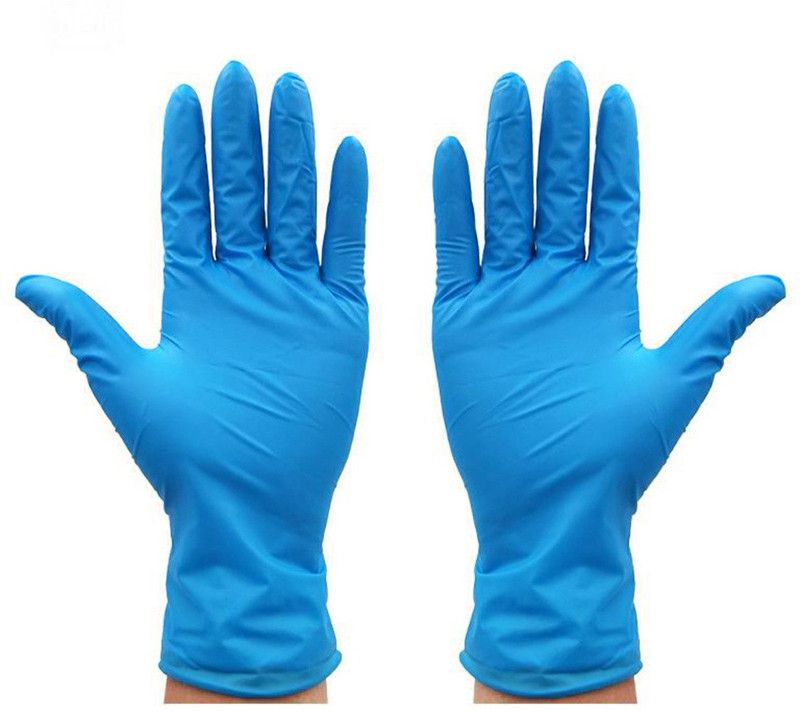 Asyrus Reusable Rubber Safety Hand Gloves Dry Glove Set  (Free Size Pack of 2)