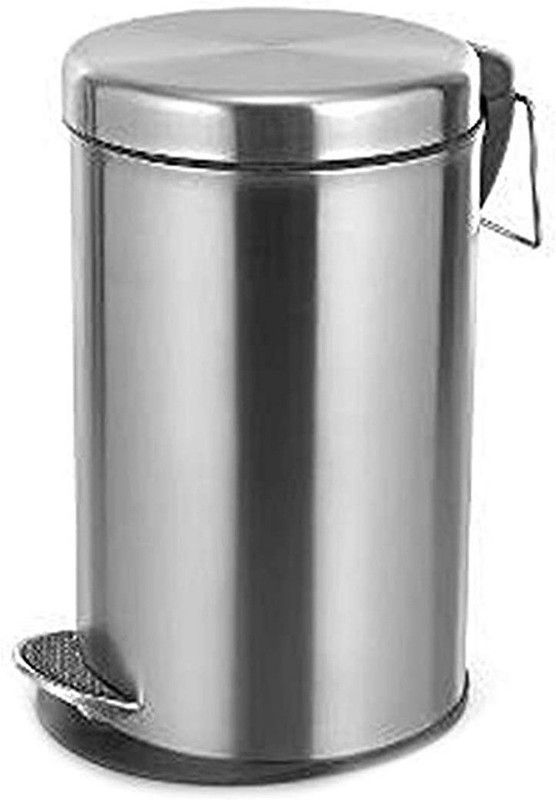 PARDEEP KHERA DUSTBIN STAINLESS STEEL 11 LITER CAPACITY PEDAL BIN Stainless Steel Dustbin  (Steel)