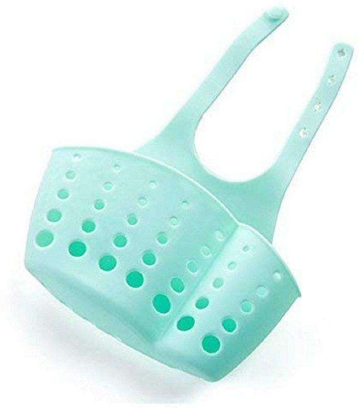 vyog Enterprise Portable Hanging Drain Water Draining Hanging Soap, Sponge, Kitchen Accessories Holder Organizer for Kitchen  (Multicolor)