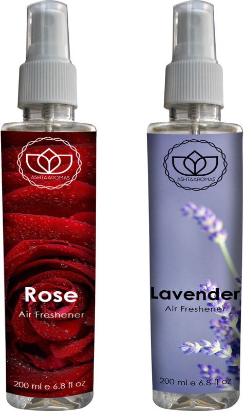 ASHTAAROMAS ROSE, LAVENDER Spray  (2 x 200 ml)