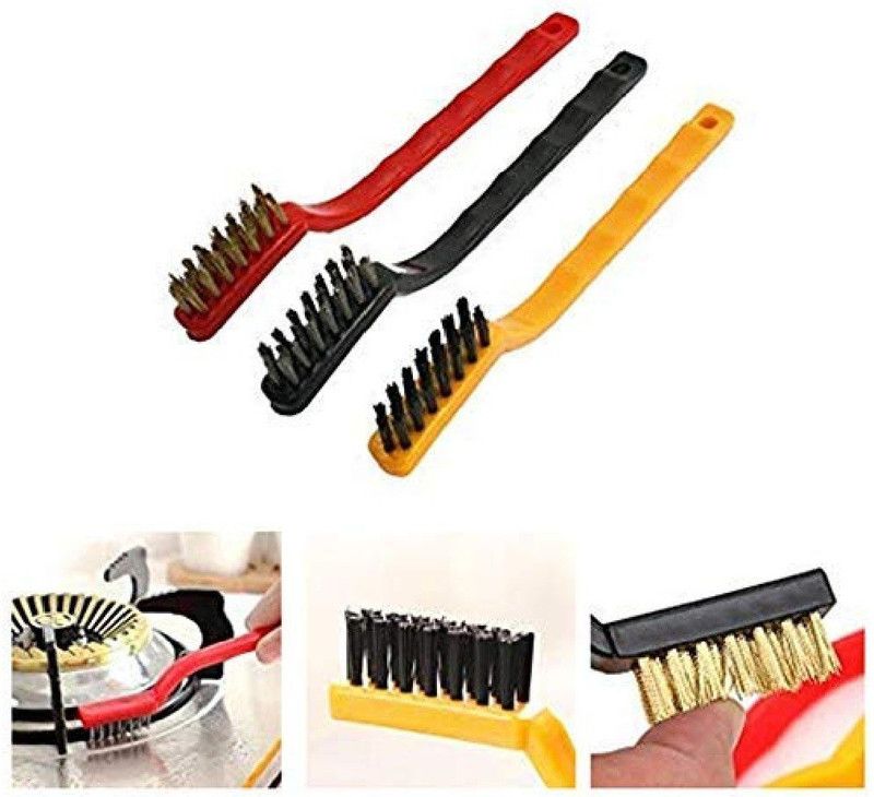 2KS Plastic Wet and Dry Brush  (Multicolor, 3 Units)