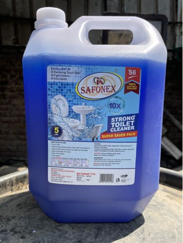 SAFONEX Disinfectant Toilet Bowl Cleaner 5 Ltr Ocean Liquid Toilet Cleaner (5 L) Ocean Liquid Toilet Cleaner  (5 L)