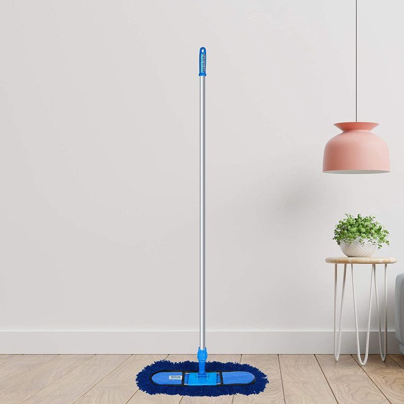 CHOTALIYA B-03 Cotton Pad Floor Mop 24 inch Blue (2 REFFILE) Wet & Dry Mop  (Blue)
