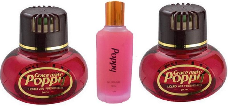 Poppy STRAWBERRY Automatic Spray  (3 x 140 ml)