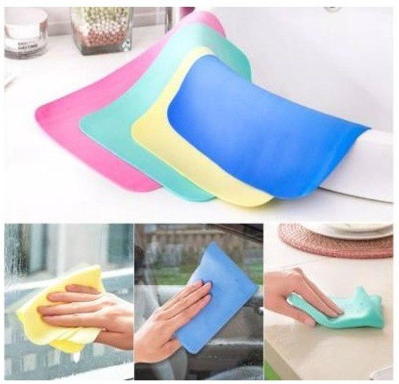 SDE Magic Towel Kitchen Cleaner Pack of 4 Kitchen Cleaner  (0 g, Pack of 4)