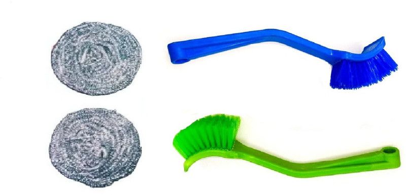 RAJ Plastic Brush  (Multicolor, 4 Units)