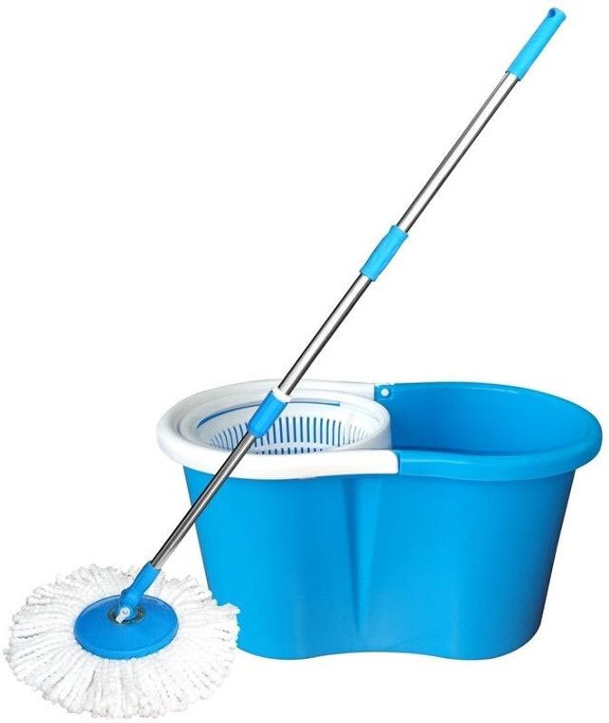 BAGATELLE Magic Dry Buc Mop Set  (Blue)