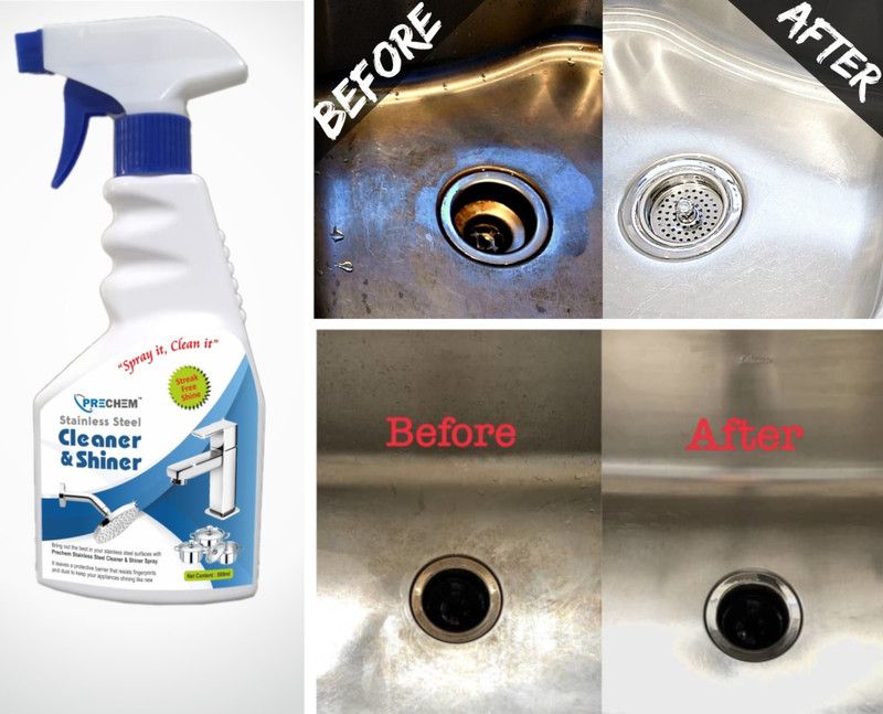 Tap2Mart Steel Cleaner | STAIN Remover | Steel Shiner | 500ml Spray Bottle  (500 ml)
