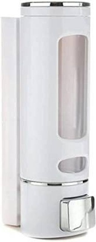 BLLI collection Soap Dispenser Wall Mount Transparent Liquid Soap Foam Dispenser Plastic Soap Dispenser & Bottle for Kitchen Bathroom (Pack of 1) 400 ml Liquid, Shampoo, Shampoo Dispenser  (Black)