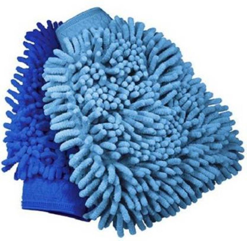 Majron dusting cleaning gloves set Wet and Dry Disposable Glove Set  (Free Size Pack of 2)