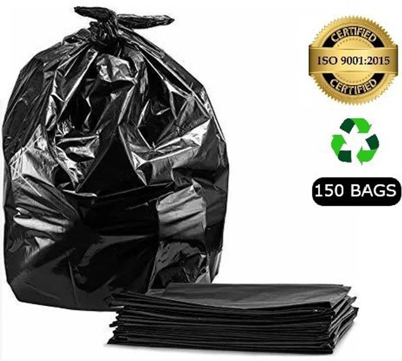 Global Venders 150 Pieces Biodegradable Garbage Bags of 20 x 24 Inch Medium 20 L Garbage Bag  (150Bag )
