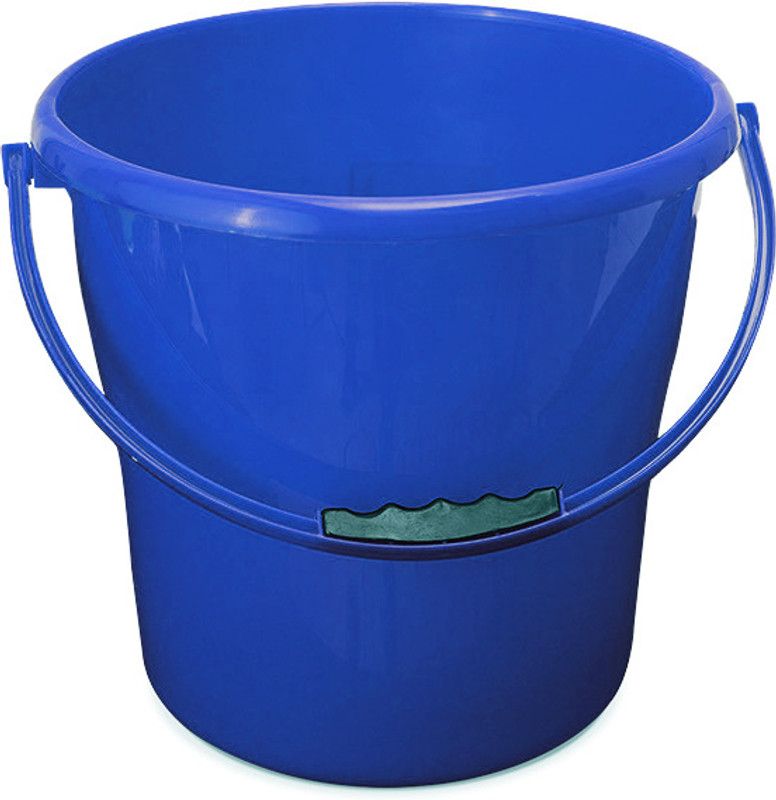 DEEPAK Deepak Diamond Opaque Bucket With Plastic Handle 10 L Plastic Bucket  (Blue)