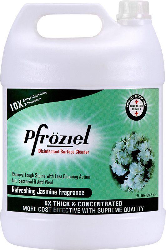 Pfroziel Floor cleaner Disinfectant surface (5L).Organic ,neem extract ,kill germs 99.9% Jasmine  (5 L)