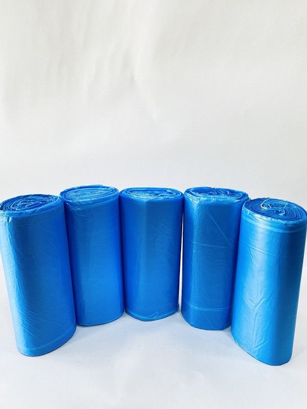 MJ Exim garbage bag medium size for home blue Medium 13 L Garbage Bag  (150Bag )