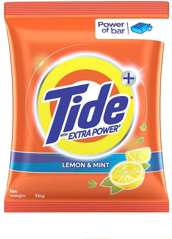 Tide Plus lemon Detergent Washing Powder - 1 kg Detergent Powder 1 kg