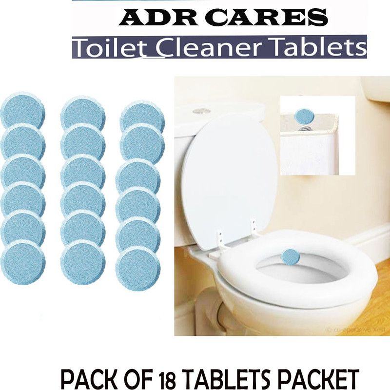ADR CARES ADR TABLET TOILET BOWL CLEANER PACK OF 18 TABLET (20gm) =360gm Lemon Block Toilet Cleaner  (18 x 20 g)