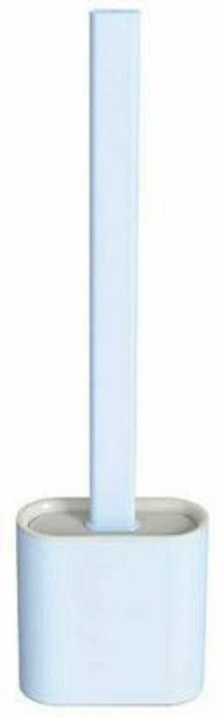 SHAKTI IMPEX SILICONE TOILET BRUSH with Holder  (Multicolor)