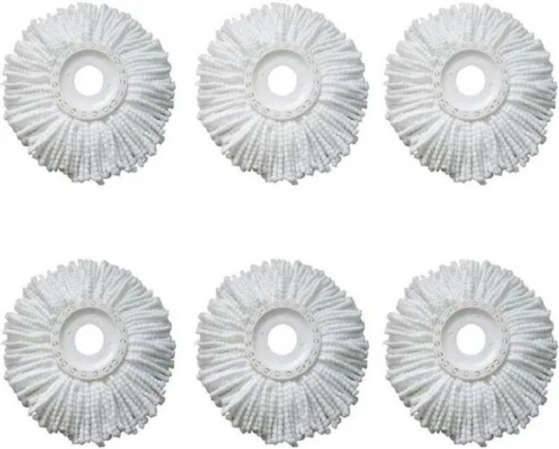 NDC Fully Washable Magic Mop Microfiber Refill Set Of 2 Refills RS C Refill  (White)