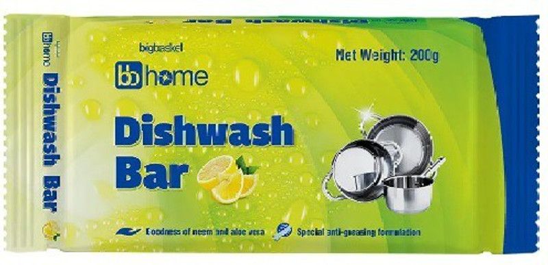 bbdishwash bb home dishwash 200 gram Dishwash Bar  (10 x 200 g)
