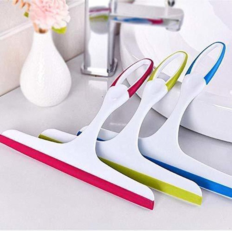 FLAVORO Silicone Handy Glass Cleaner Wiper for floor cleaning and Car Windshield Wiper Wipes  (Multicolor)