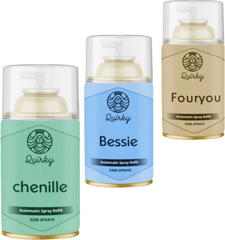 Quirky Chenille, Bessie, Fouryou Automatic Spray  (3 x 300 ml)