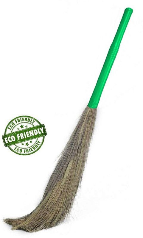 Ortel Fiber Wet and Dry Broom  (Green, 2 Units)
