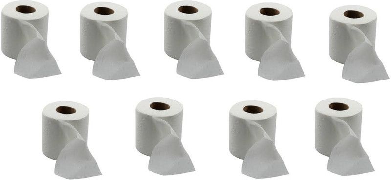 B S Natural 2 Ply Soft Toilet Tissue Paper Rolls (Pack of 9) Toilet Paper Roll Toilet Paper Roll  (2 Ply, 162 Sheets)
