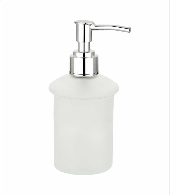 Easyhome Furnish Glass Bottle Liquid Soap Shampoo Hand wash Dispenser/bathroom soap dispenser 300 ml Liquid, Gel, Conditioner, Soap, Sanitizer Stand, Shampoo Dispenser  (Steel, Clear)